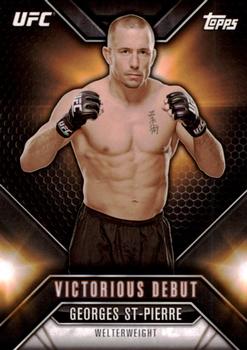 2015 Topps UFC Chronicles - Victorious Debut #VD-4 Georges St-Pierre Front
