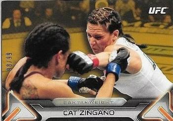 2016 Topps UFC Knockout - Gold #83 Cat Zingano Front