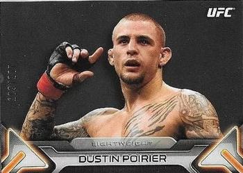 2016 Topps UFC Knockout - Silver #25 Dustin Poirier Front