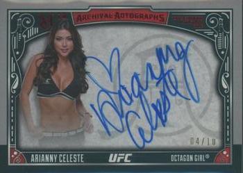 2016 Topps UFC Museum Collection - Archival Autographs Ruby #AA-AC Arianny Celeste Front