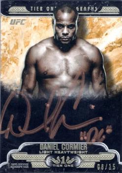 2017 Topps UFC Knockout - Tier One Autographs Copper Ink #T1A-DCO Daniel Cormier Front