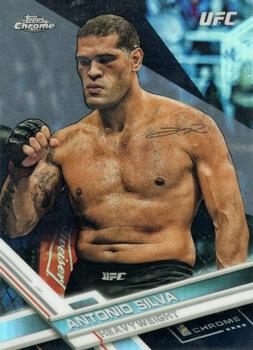 2017 Topps Chrome UFC - Black Refractor #4 Antonio Silva Front