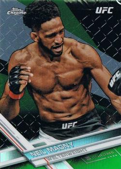 2017 Topps Chrome UFC - Green Refractor #7 Neil Magny Front