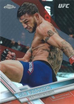 2017 Topps Chrome UFC - Red Refractor #46 Cub Swanson Front