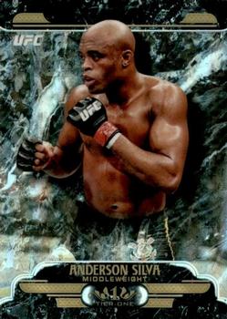 2017 Topps Chrome UFC - UFC Tier 1 Refractor #UT-AS Anderson Silva Front