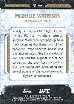 2017 Topps Chrome UFC - UFC Tier 1 Refractor #UT-MW Michelle Waterson Back