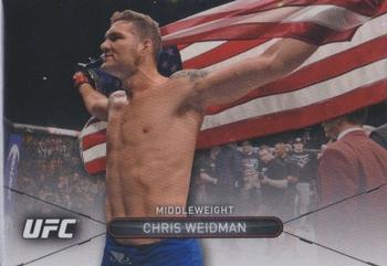 2016 Topps UFC High Impact #1 Chris Weidman Front