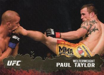 2009 Topps UFC Round 2 - Gold #4 Paul Taylor Front