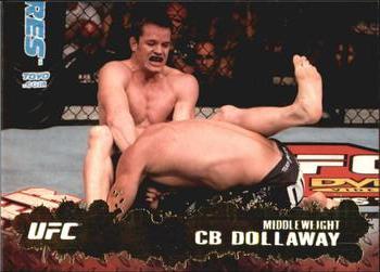 2009 Topps UFC Round 2 - Gold #5 CB Dollaway Front