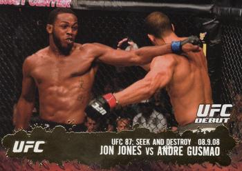 2009 Topps UFC Round 2 - Gold #101 Jon Jones / Andre Gusmao Front