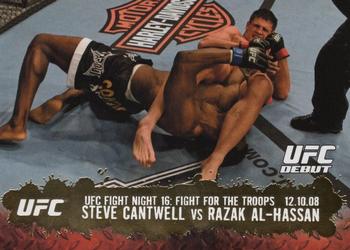 2009 Topps UFC Round 2 - Gold #109 Steve Cantwell / Razak Al-Hassan Front