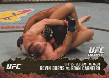 2009 Topps UFC Round 2 - Gold #140 Kevin Burns / Roan Carneiro Front