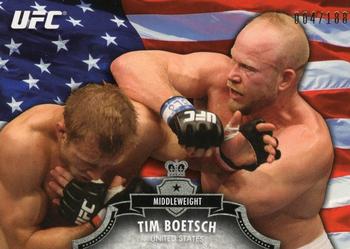 2012 Topps UFC Bloodlines - Country Flag #10 Tim Boetsch Front