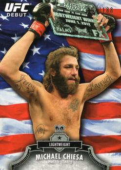 2012 Topps UFC Bloodlines - Country Flag #31 Michael Chiesa Front