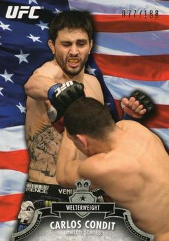 2012 Topps UFC Bloodlines - Country Flag #86 Carlos Condit Front