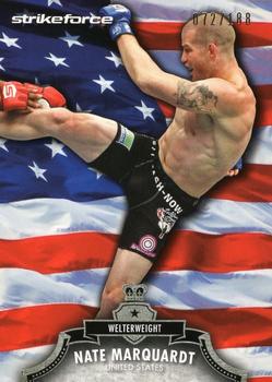 2012 Topps UFC Bloodlines - Country Flag #118 Nate Marquardt Front