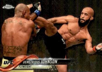 2018 Topps Chrome UFC #1 Demetrious Johnson Front