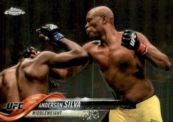 2018 Topps Chrome UFC #42 Anderson Silva Front