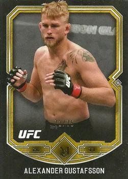 2017 Topps Museum Collection UFC - Gold #37 Alexander Gustafsson Front