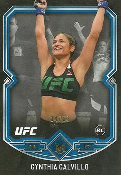 2017 Topps Museum Collection UFC - Sapphire #18 Cynthia Calvillo Front