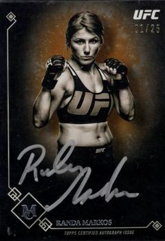 2017 Topps Museum Collection UFC - Museum Autographs Copper #MA-RM Randa Markos Front