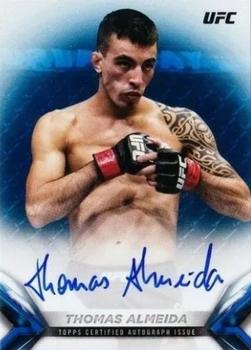 2018 Topps UFC Knockout - Knockout Autographs Blue #KA-TA Thomas Almeida Front