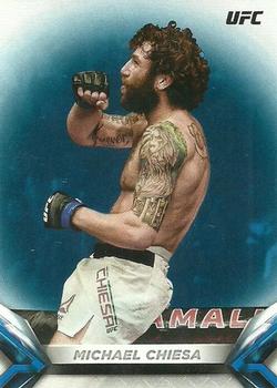 2018 Topps UFC Knockout - Blue #76 Michael Chiesa Front