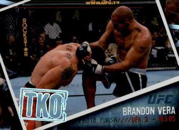 2009 Topps UFC Round 2 - Photo Finish #PF-7 Brandon Vera Front