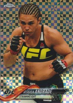2018 Topps Chrome UFC - X-Fractor #52 Jessica Andrade Front