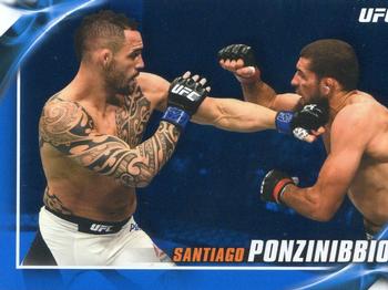 2019 Topps UFC Knockout - Blue #5 Santiago Ponzinibbio Front