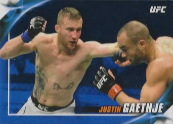 2019 Topps UFC Knockout - Blue #76 Justin Gaethje Front