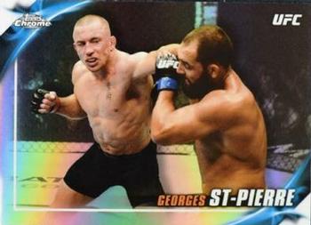 2019 Topps Chrome UFC - UFC Knockout Chrome #UFCK-GSP Georges St-Pierre Front