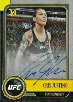 2019 Topps UFC Museum Collection - Museum Autographs Gold #MA-CJ Cris Justino Front
