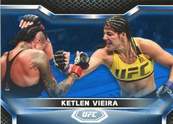 2020 Topps UFC Knockout - Blue #44 Ketlen Vieira Front