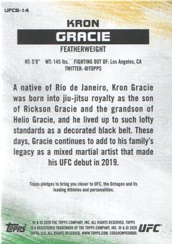 2020 Topps UFC - Bloodlines #UFCB-14 Kron Gracie Back