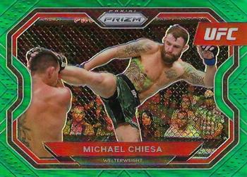 2021 Panini Prizm UFC - Green Prizms #173 Michael Chiesa Front