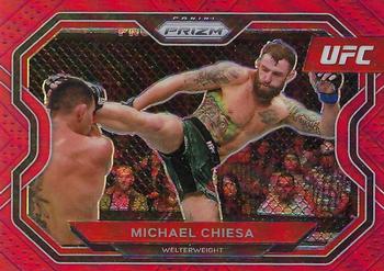 2021 Panini Prizm UFC - Red Prizms #173 Michael Chiesa Front