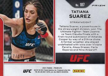 2021 Panini Prizm UFC - Purple Prizms #187 Tatiana Suarez Back
