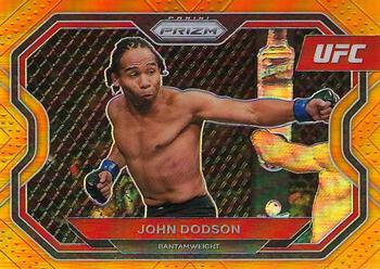 2021 Panini Prizm UFC - Orange Prizms #200 John Dodson Front