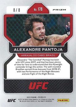 2022 Panini Prizm UFC - Octagon Prizms #178 Alexandre Pantoja Back
