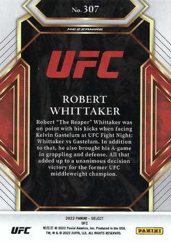 2022 Panini Select UFC #307 Robert Whittaker Back