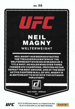2022 Donruss UFC - Purple Flood #56 Neil Magny Back