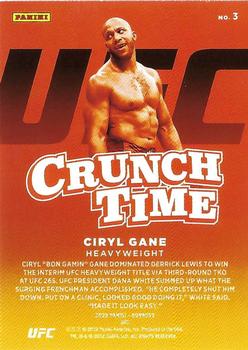 2022 Donruss UFC - Crunch Time #3 Ciryl Gane Back