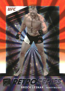 2022 Donruss UFC - Retro Series Holo Orange Laser #7 Brock Lesnar Front