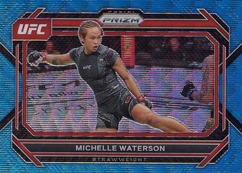 2023 Panini Prizm UFC - Blue Wave Prizms #9 Michelle Waterson Front