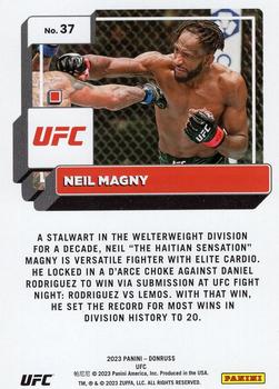 2023 Donruss UFC - Purple Flood #37 Neil Magny Back
