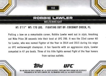 2024 Topps Chrome UFC #165 Robbie Lawler Back