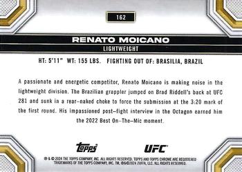 2024 Topps Chrome UFC - Magenta Refractor #162 Renato Moicano Back