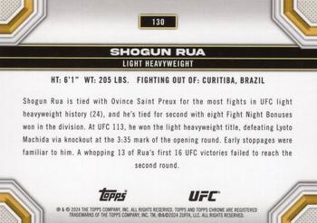 2024 Topps Chrome UFC - Negative #130 Shogun Rua Back