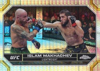 2024 Topps Chrome UFC - Prism #80 Islam Makhachev Front